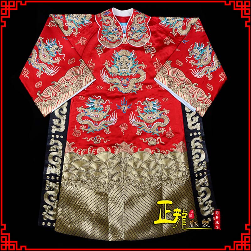 泰来皇帝蟒袍全金八宝团龙蟒