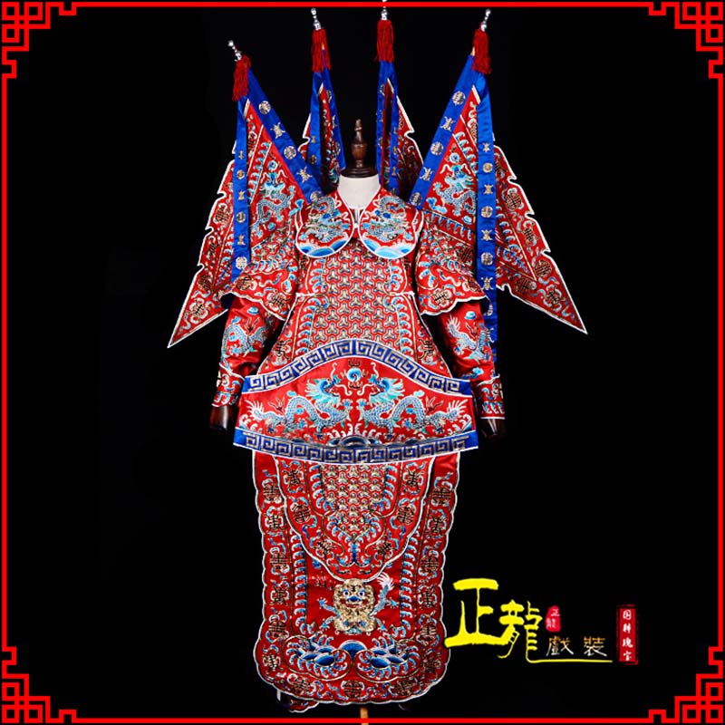 泰来武生戏服戏曲武将靠